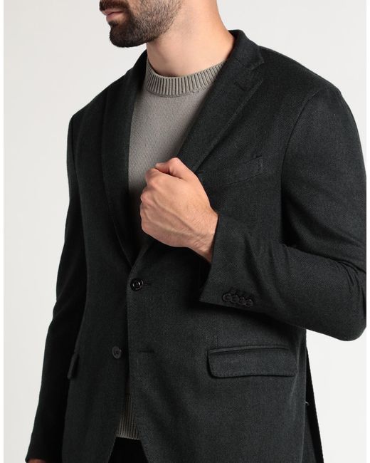 Boglioli Black Blazer for men