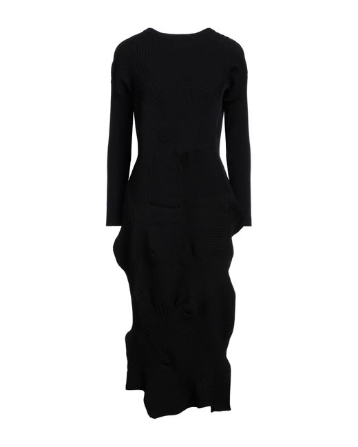 Issey Miyake Black Midi Dress