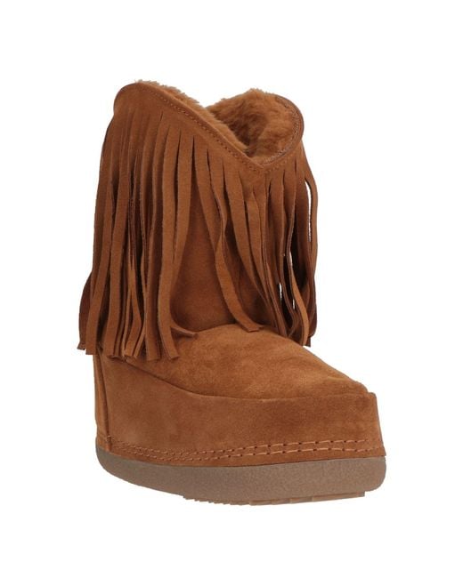 Inuikii Brown Ankle Boots