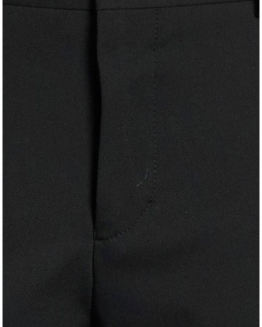 SELECTED Black Pants Recycled Polyester, Viscose, Elastane for men