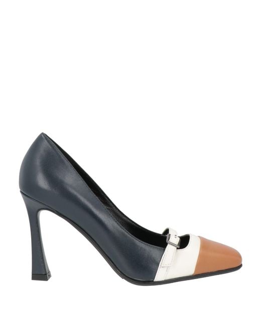 Luciano Barachini Blue Pumps Leather