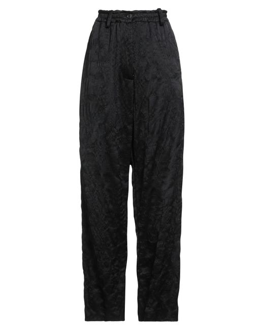 Masnada Black Pants Acetate, Wool