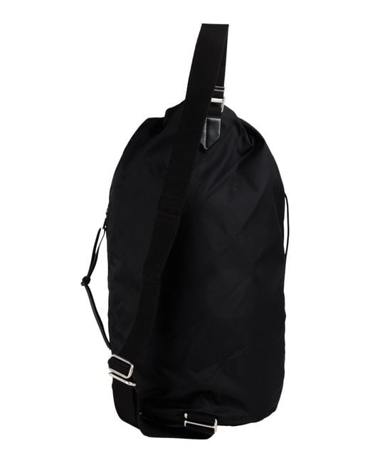 Jil Sander Black Rucksack for men