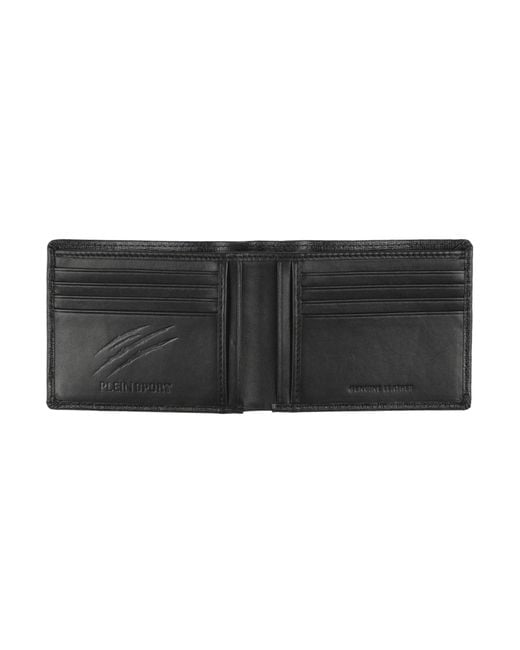 Philipp Plein Black Wallet for men