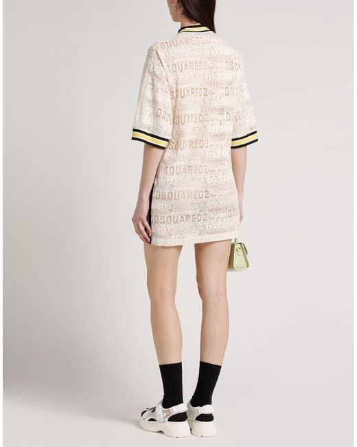 DSquared² White Mini Dress