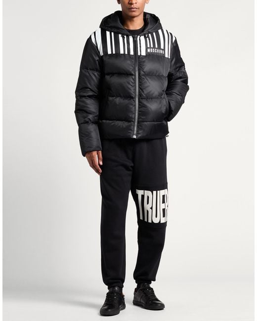 Moschino Black Puffer Polyamide for men