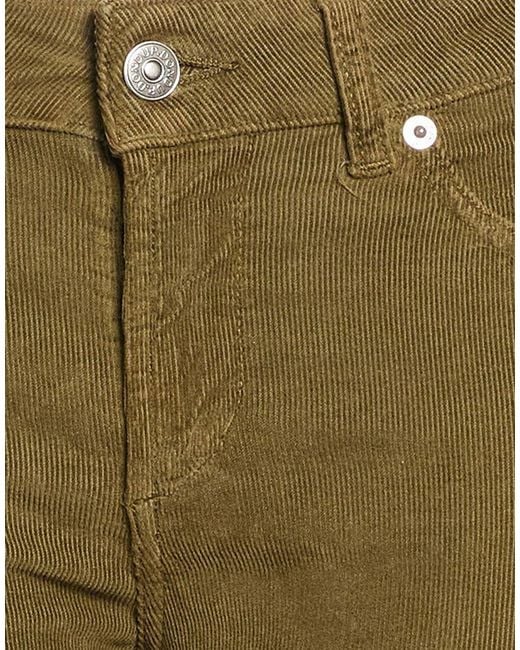 Dondup Green Pants Cotton, Lyocell, Elastane