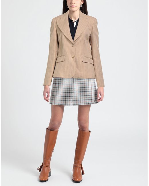 Gaelle Paris Natural Sand Blazer Polyester, Elastane