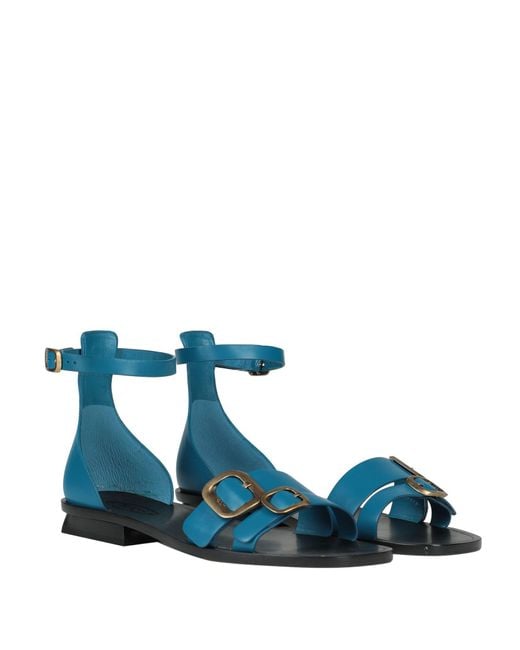 Tod's Blue Sandals