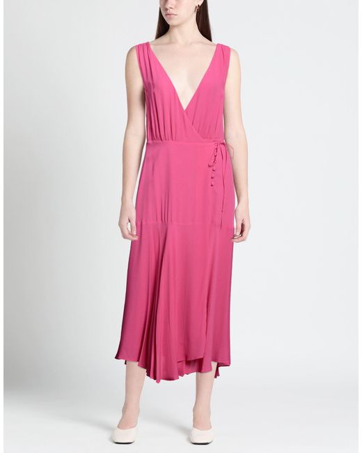 Pinko Pink Midi Dress