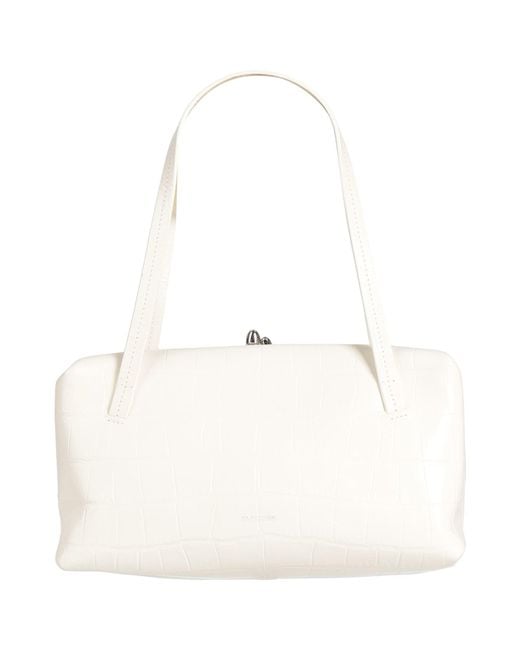 Jil Sander White Handbag Cow Leather