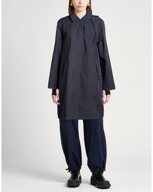 Aigle Blue Overcoat & Trench Coat