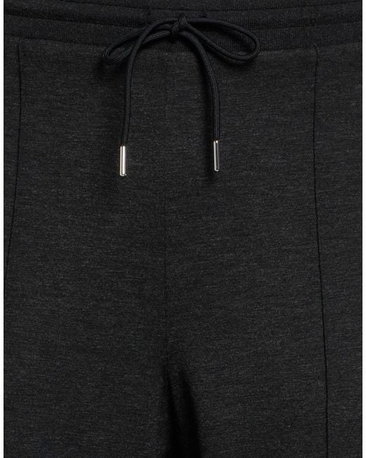 Theory Black Charcoal Pants Viscose, Elastane, Polyamide