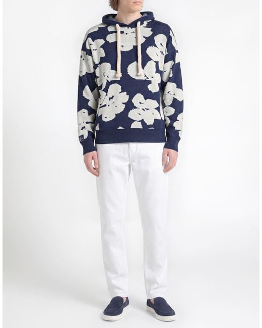 FAMILY FIRST Blue Sweatshirt Cotton, Acrylic for men