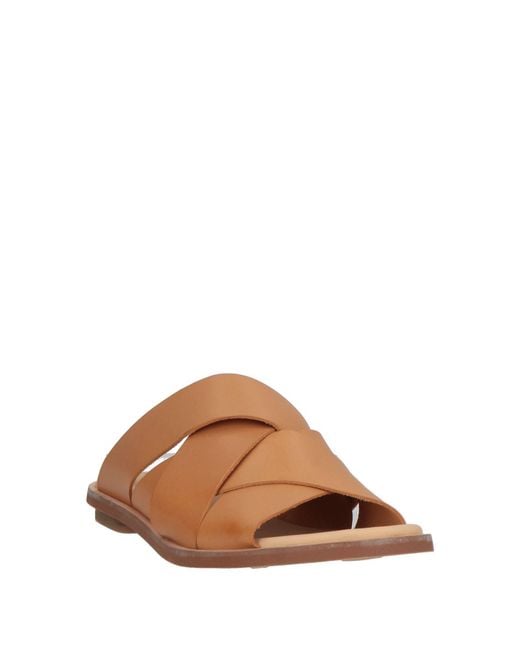 Clarks Brown Sandals Leather