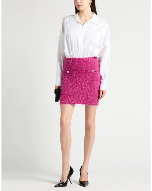 SIMONA CORSELLINI Pink Mini Skirt