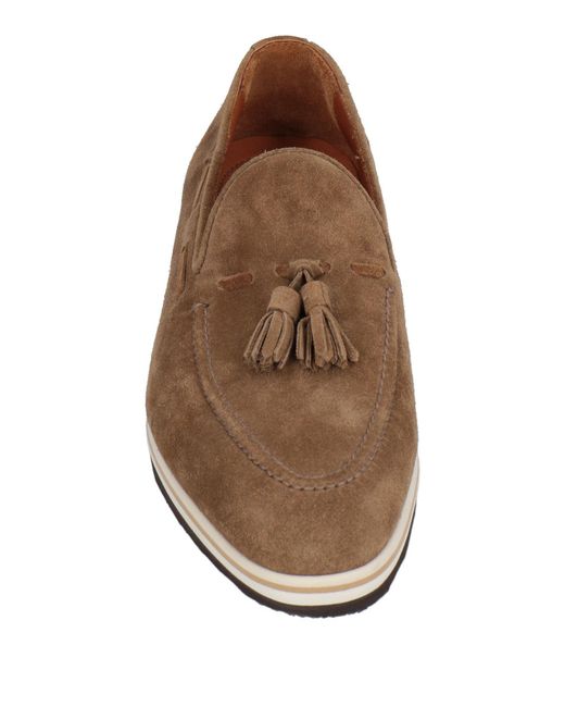 Bontoni Brown Loafers Leather for men