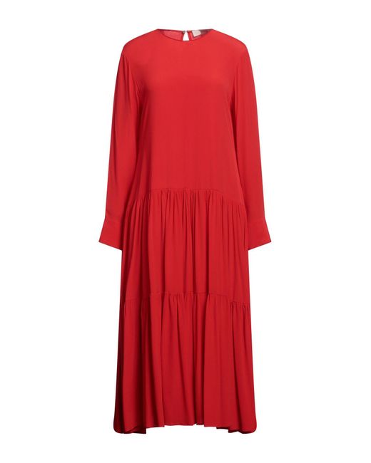 Jucca Red Midi Dress