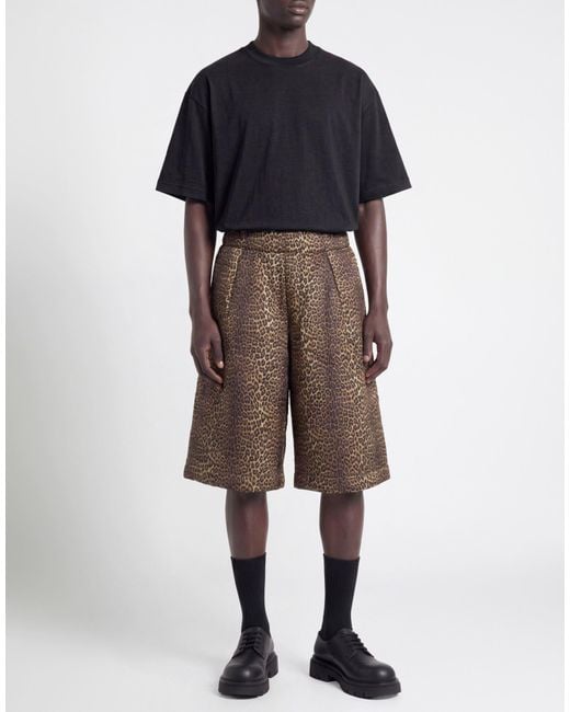 Dries Van Noten Green Light Shorts & Bermuda Shorts Polyester for men