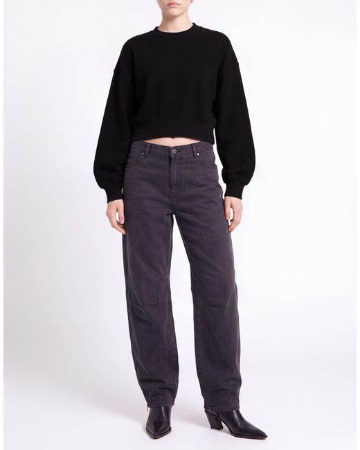 Agolde Black Sweatshirt Cotton