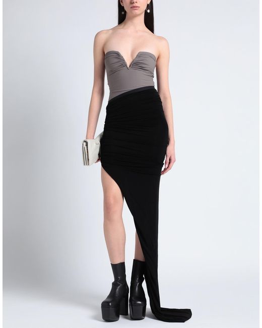 Rick Owens Black Mini Skirt