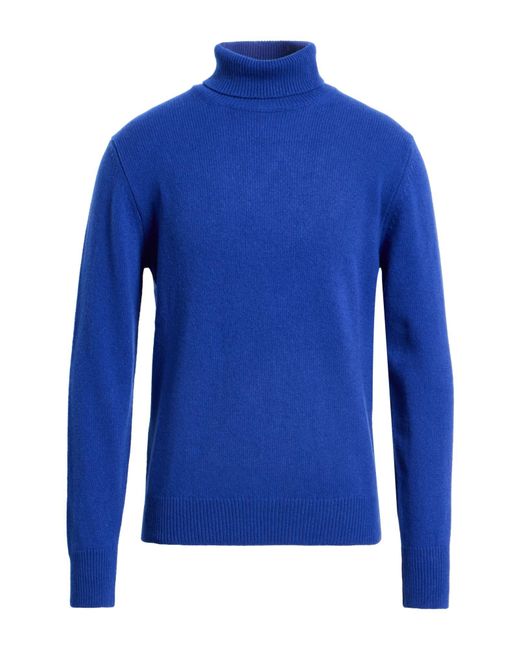 Aragona Blue Turtleneck for men
