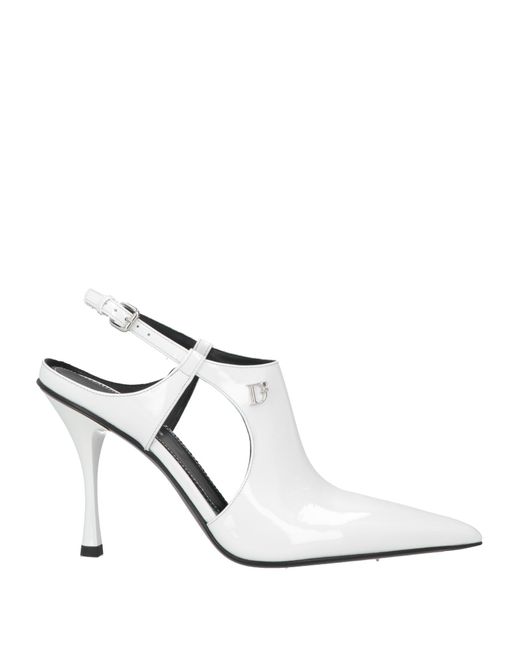 DSquared² White Slingback Pumps