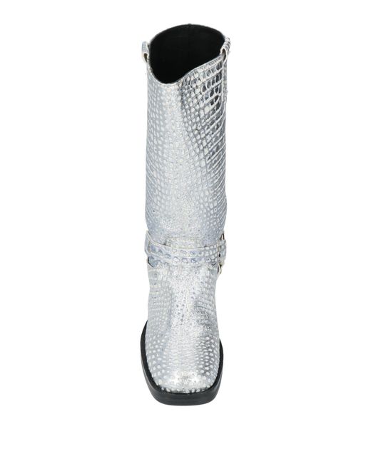 Doop Gray Boot Leather