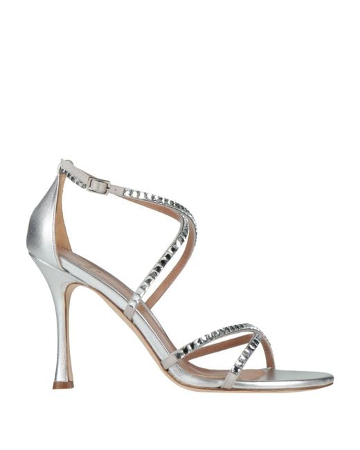 Chantal 1962 Metallic Sandals Leather
