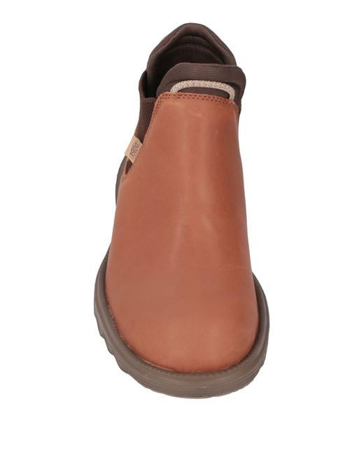 HeyDude Brown Ankle Boots