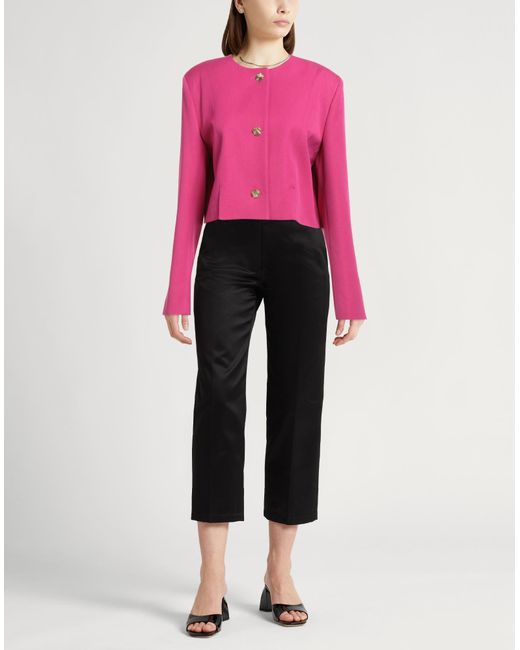 Nina Ricci Pink Fuchsia Blazer Wool