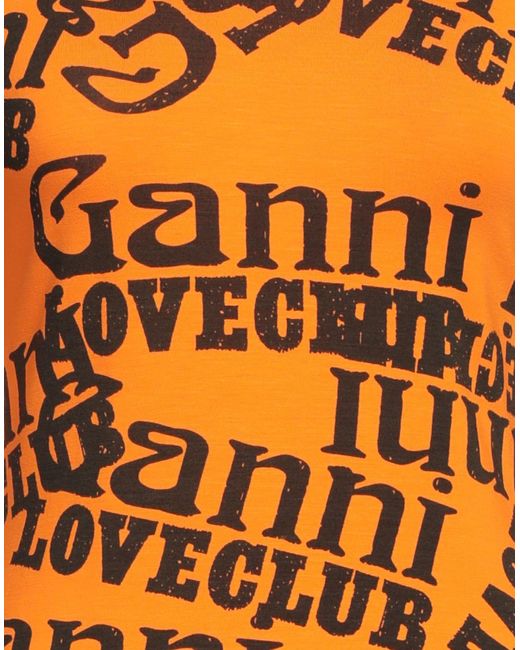 Camiseta Ganni de color Orange