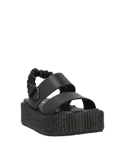 Blauer Black Sandals