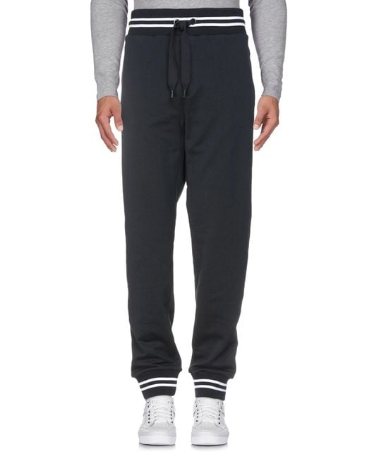 Dolce & Gabbana Blue Pants for men