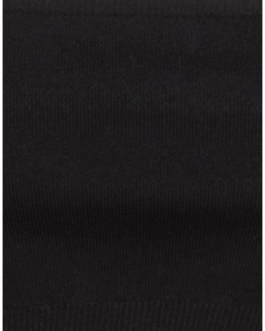 Max Mara Black Top Cotton, Polyamide, Polyester, Elastane