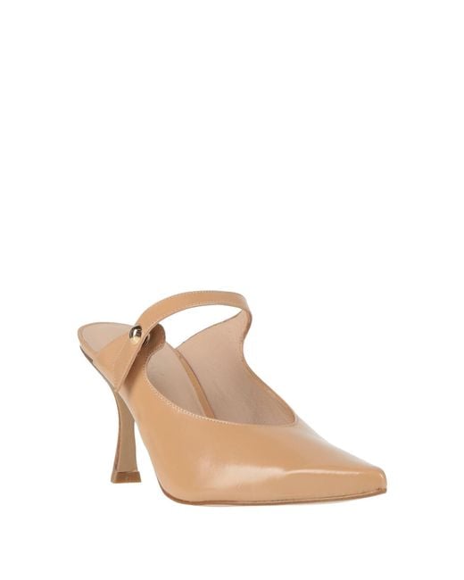 Zinda White Mules & Clogs