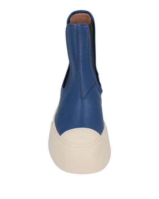 Marni Blue Ankle Boots