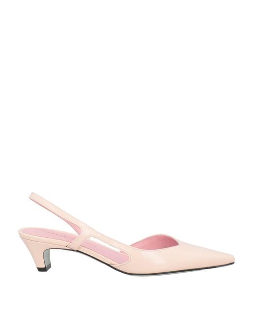 Roberto Festa Pink Light Pumps Leather