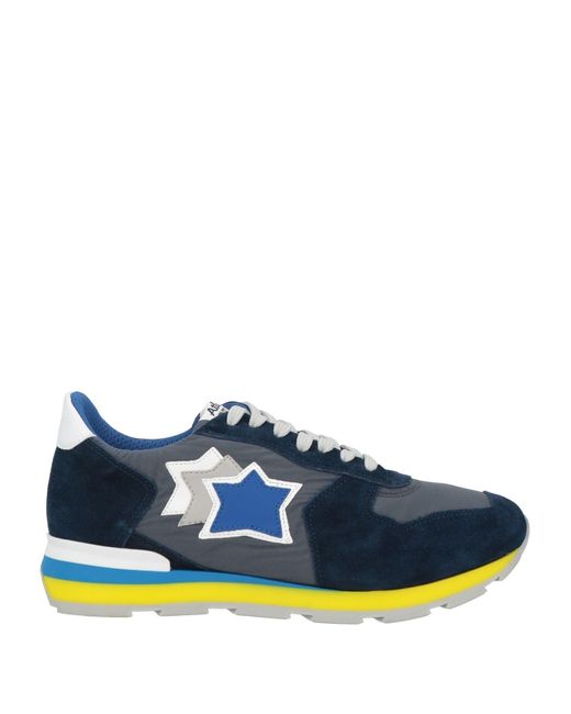 Atlantic Stars Blue Sneakers for men
