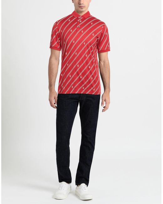 Emporio Armani Red Polo Shirt for men