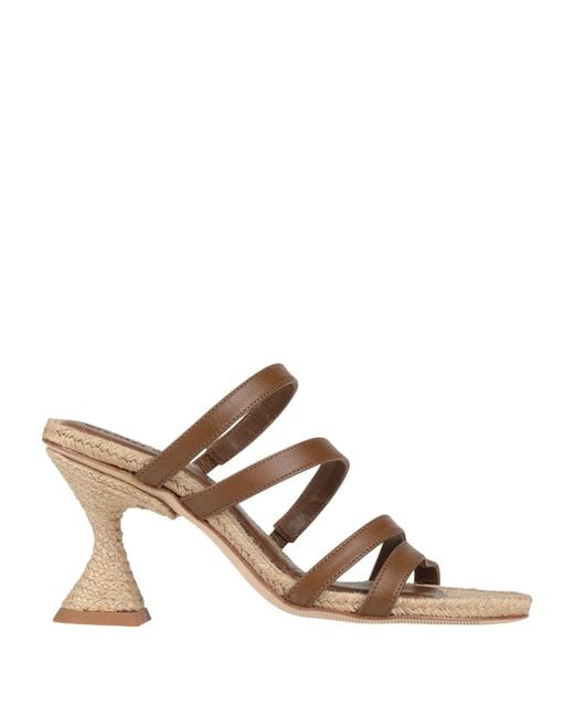 Paloma Barceló Brown Sandals Leather