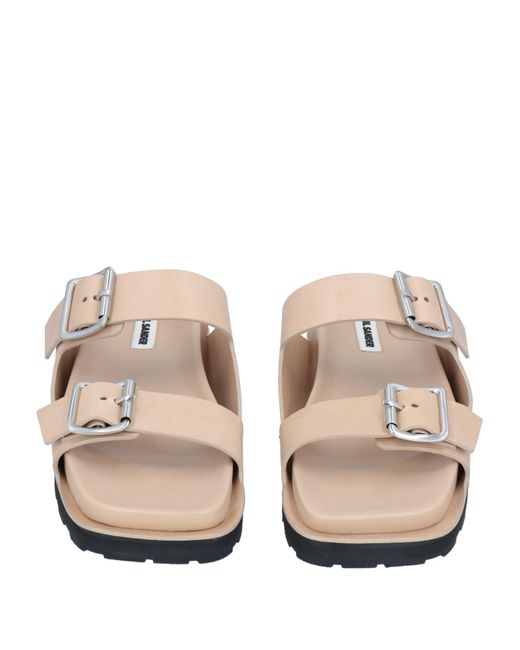 Jil Sander White Sandals for men