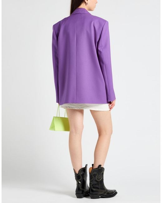 MSGM Purple Blazer