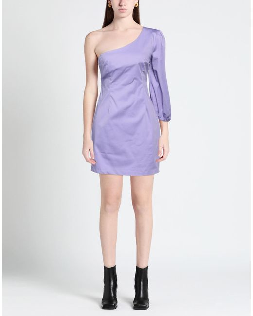 Soallure Purple Mini Dress