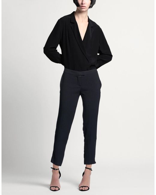 Soallure Blue Pants Polyester, Elastane