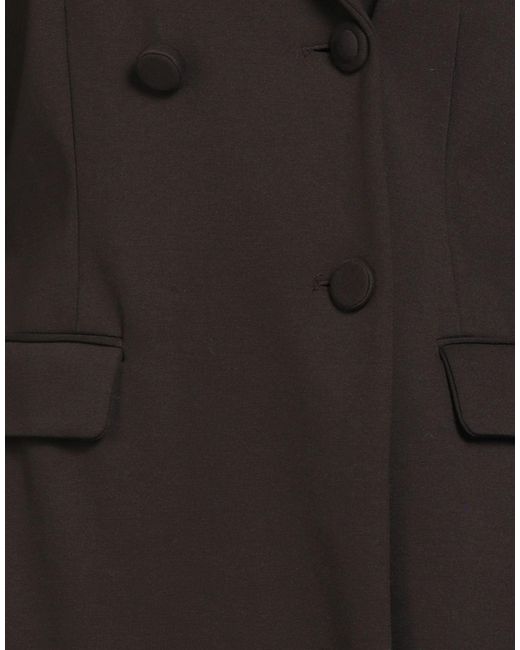 Maliparmi Black Blazer Viscose, Nylon, Elastane