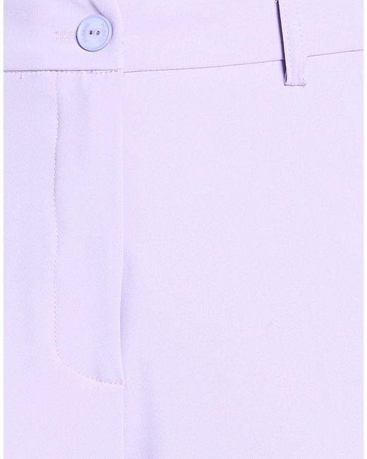 Please Purple Lilac Pants Polyester, Elastane