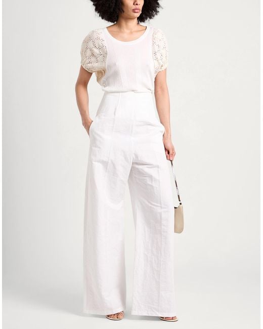 Sportmax White Trouser