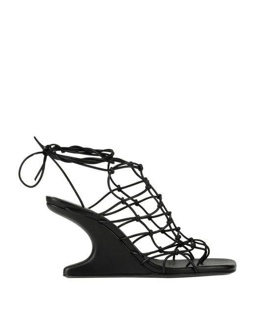 Rick Owens Black Sandals