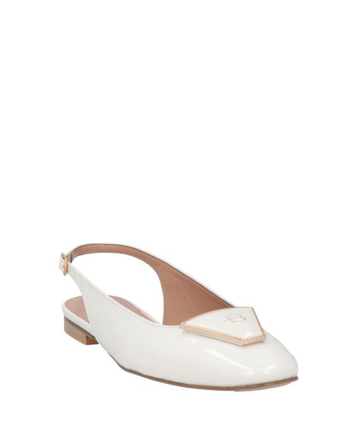 Baldinini White Ballet Flats